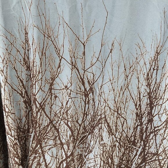 Mesmerize Poncho Top Womens M Tree Branch Print Flowy Layered Dakota Boho Fairy - Picture 10 of 16